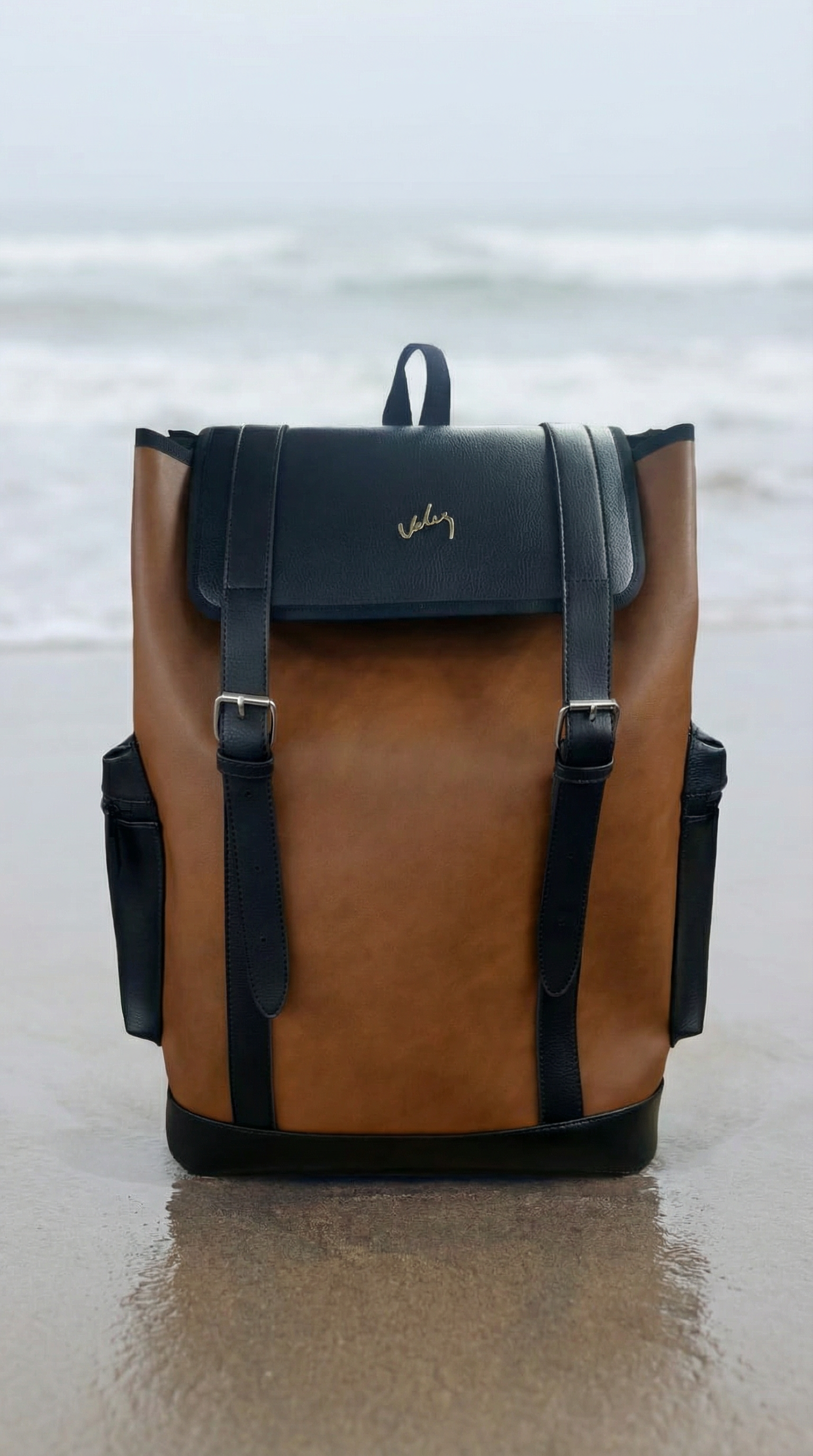 MORRAL DE CUERO PARA HOMBRE